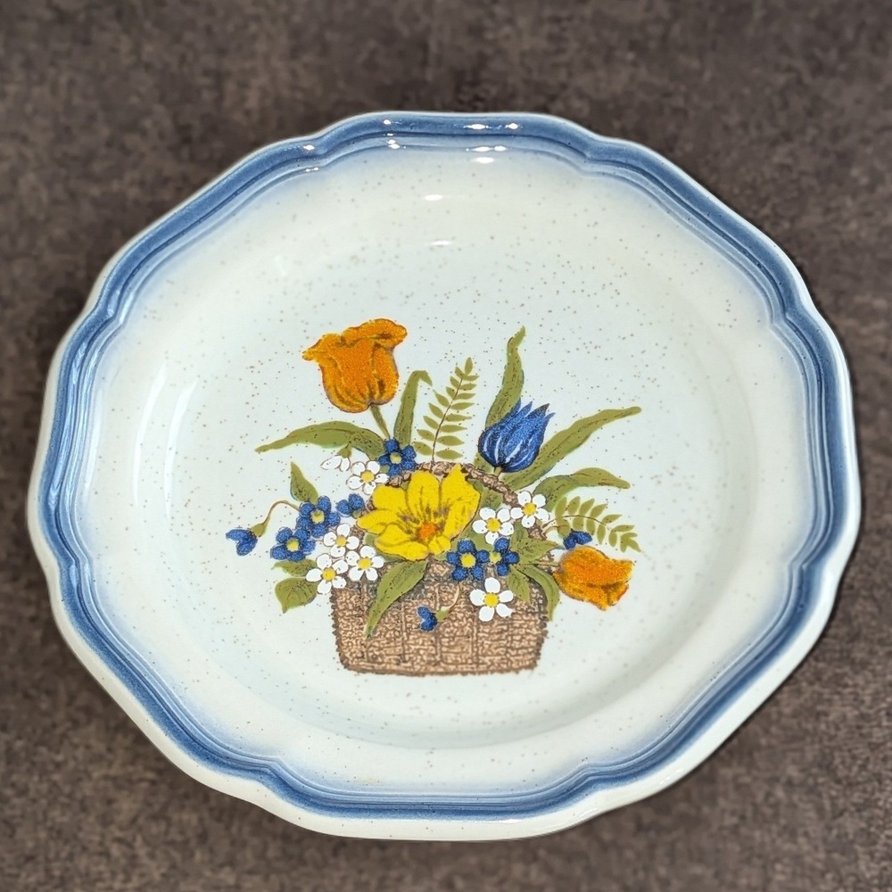 Mikasa Country Club Garden Treasures CA 508 Salad Dessert Plate Vintage Floral